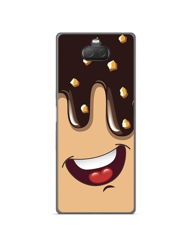 Funda Gel Tpu para Sony Xperia 10 Plus diseño Helado Chocolate Dibujos