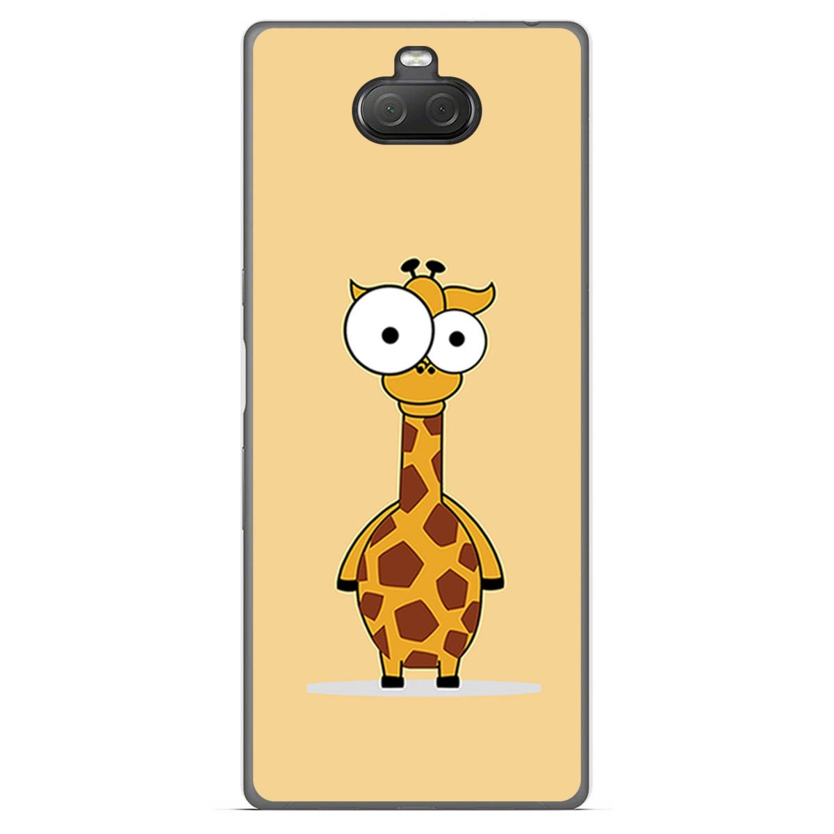 Funda Gel Tpu para Sony Xperia 10 Plus diseño Jirafa Dibujos
