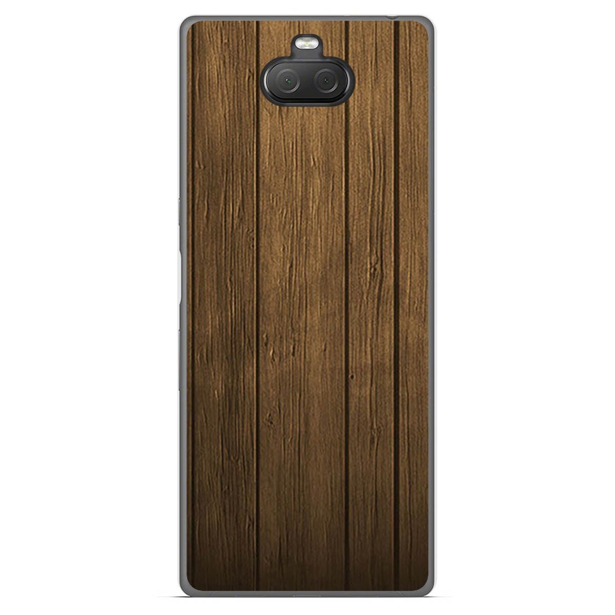 Funda Gel Tpu para Sony Xperia 10 Plus diseño Madera Dibujos