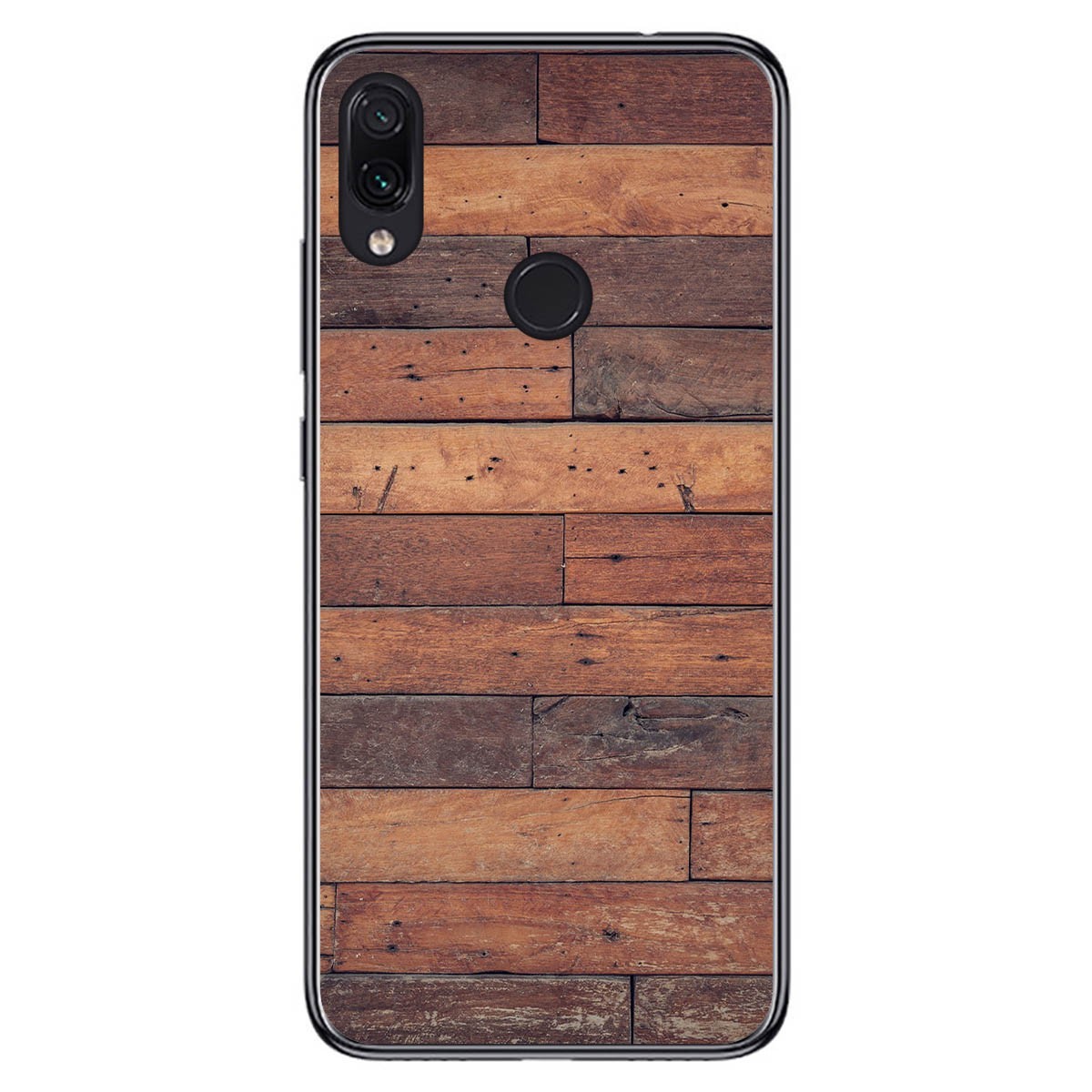 Funda Gel Tpu para Xiaomi Redmi Note 7 diseño Madera 03 Dibujos