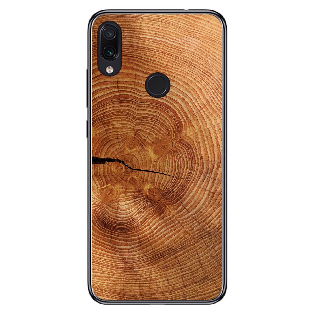 Funda Gel Tpu para Xiaomi Redmi Note 7 diseño Madera 04 Dibujos