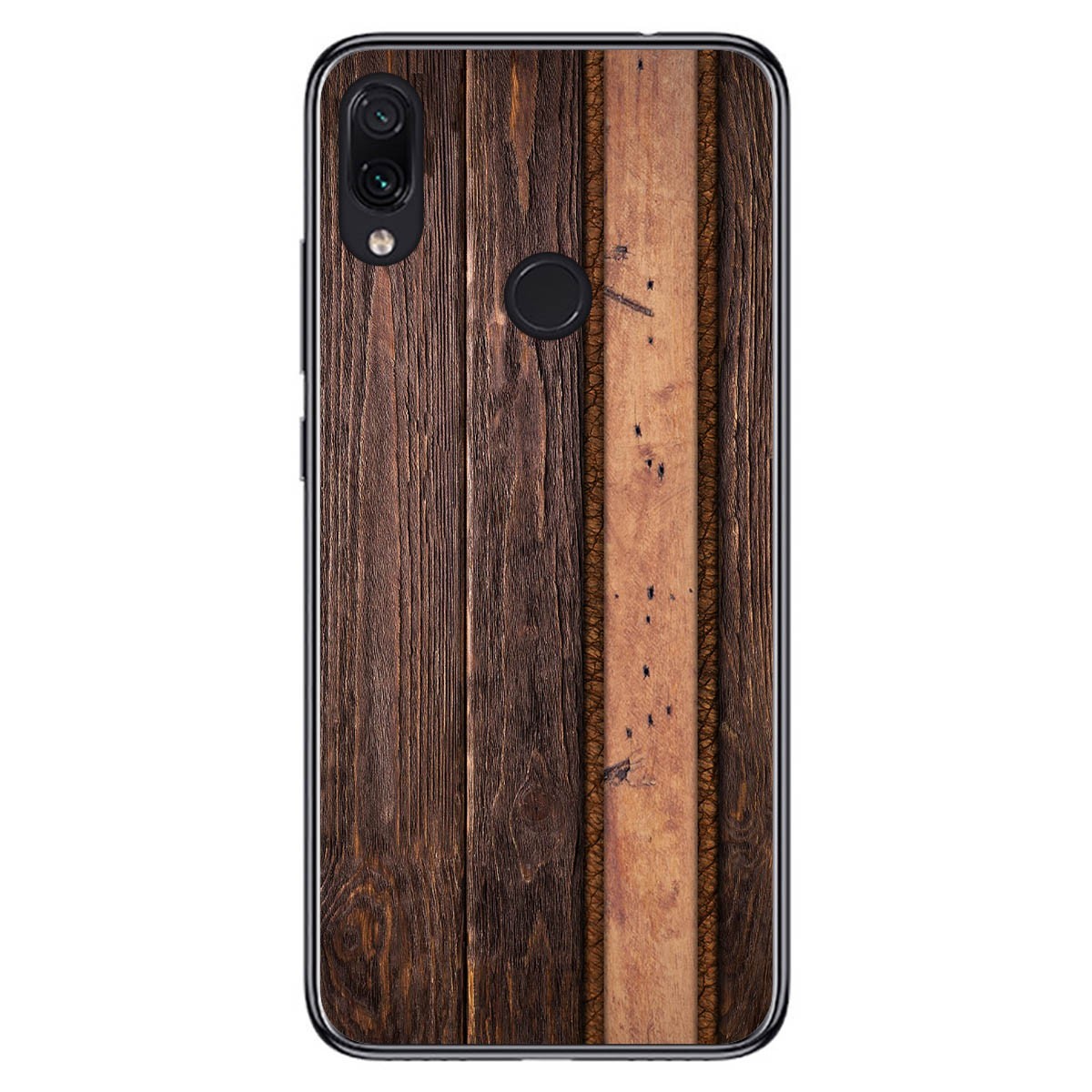 Funda Gel Tpu para Xiaomi Redmi Note 7 diseño Madera 05 Dibujos