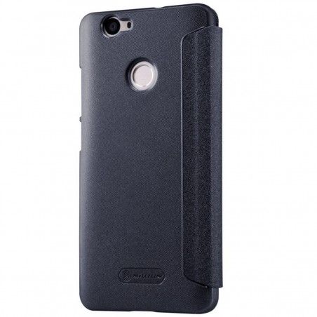 Funda Flip Negra Nillkin Modelo Sparkle para Huawei Nova