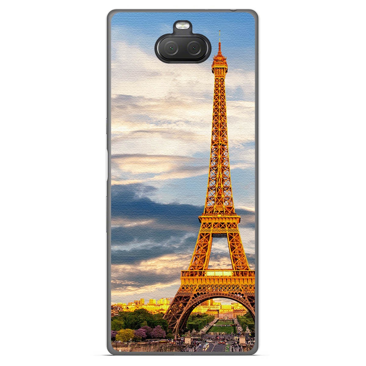 Funda Gel Tpu para Sony Xperia 10 Plus diseño Paris Dibujos