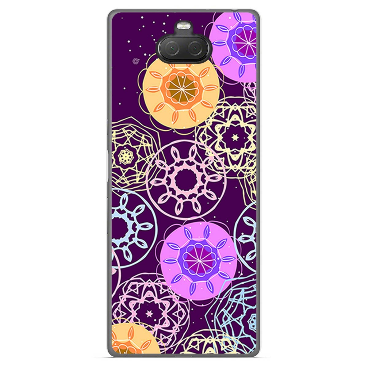 Funda Gel Tpu para Sony Xperia 10 Plus diseño Radial Dibujos