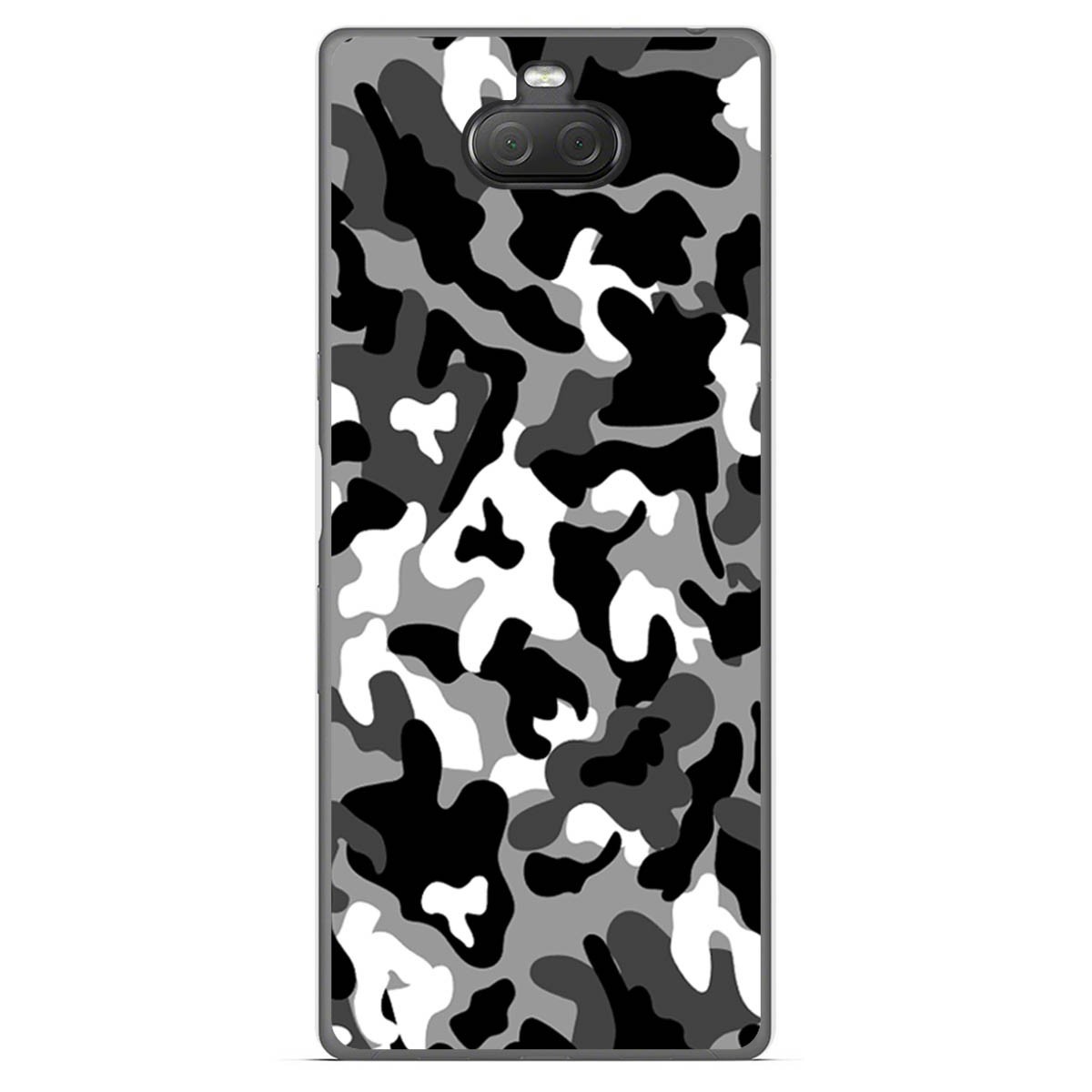 Funda Gel Tpu para Sony Xperia 10 Plus diseño Snow Camuflaje Dibujos