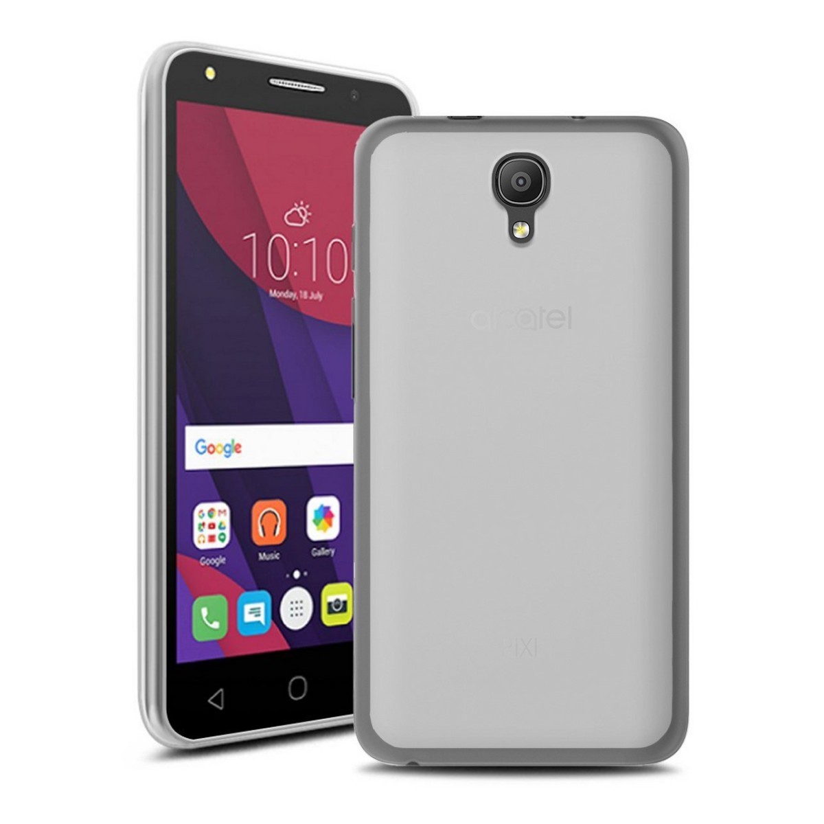 Funda Gel Tpu para Orange Rise 51 / Alcatel Pixi 4 (5) 4G / Vodafone Smart Turbo 7 Color Transparente