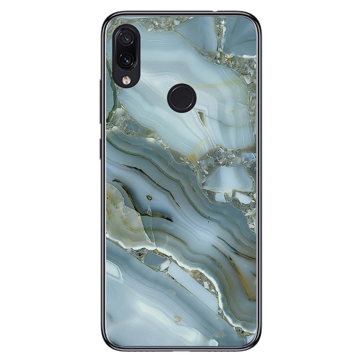 Funda Gel Tpu para Xiaomi Redmi Note 7 diseño Mármol 09 Dibujos