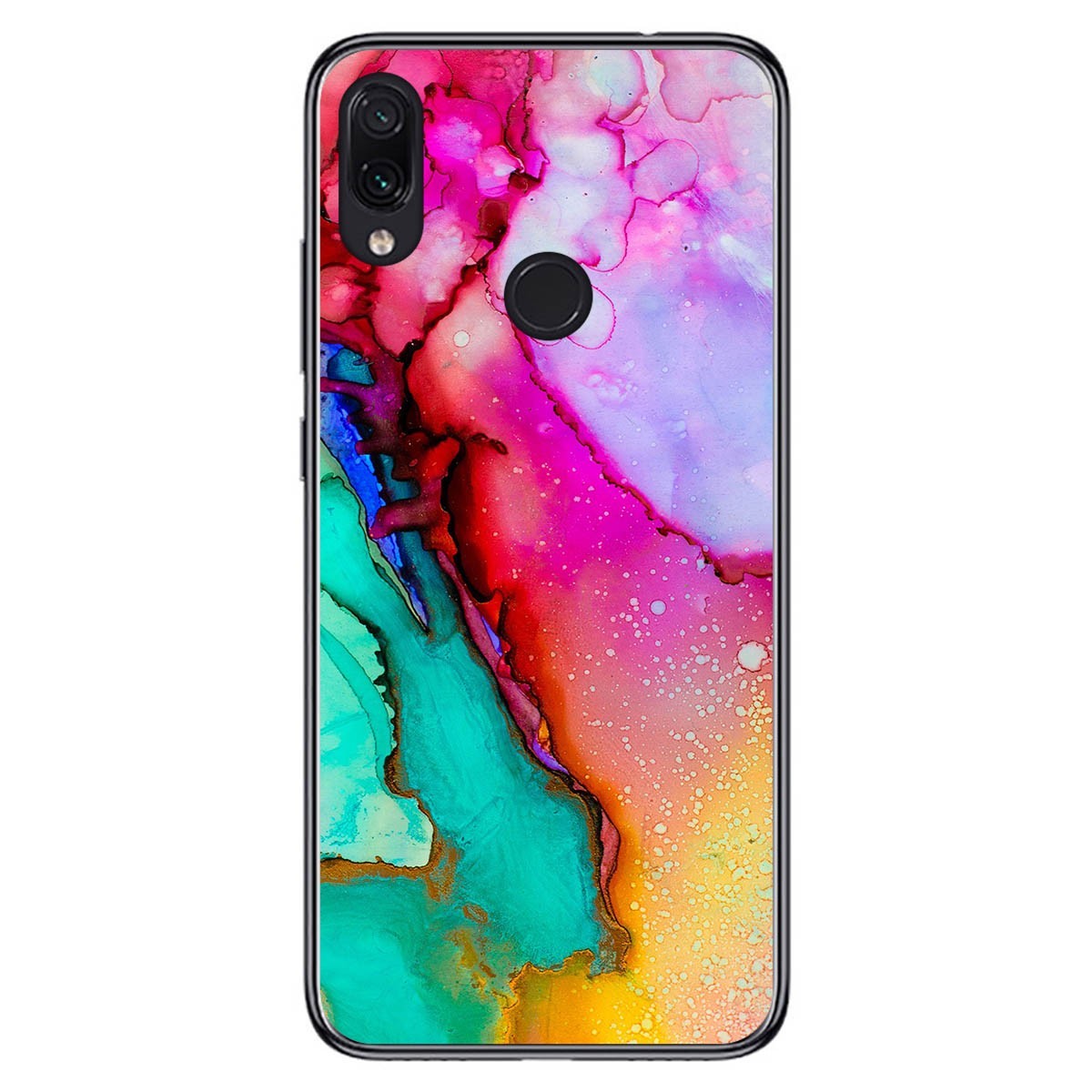 Funda Gel Tpu para Xiaomi Redmi Note 7 diseño Mármol 15 Dibujos