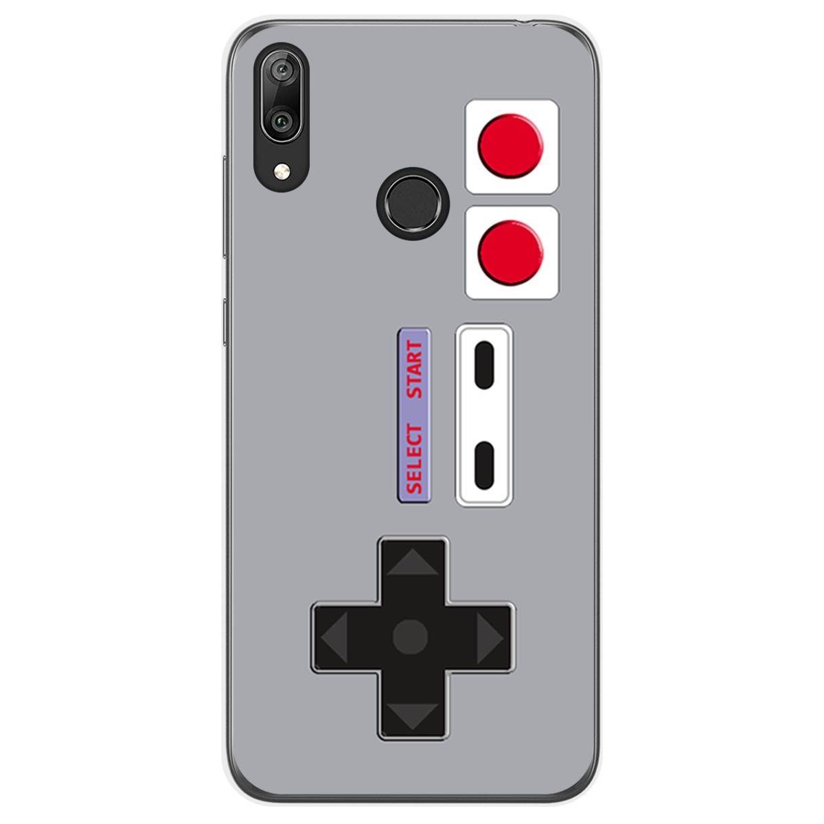 Funda Gel Tpu para Huawei Y7 2019 diseño Consola Dibujos