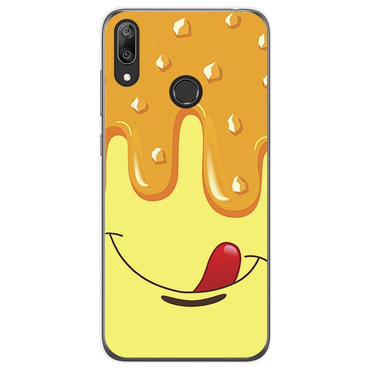 Funda Gel Tpu para Huawei Y7 2019 diseño Helado Vainilla Dibujos