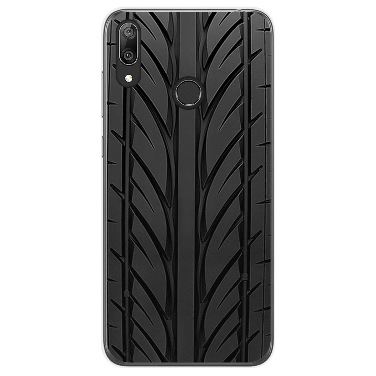Funda Gel Tpu para Huawei Y7 2019 diseño Neumatico Dibujos