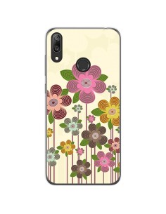 Funda Gel Tpu para Huawei Y7 2019 diseño Primavera En Flor Dibujos