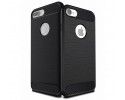 Funda Gel Tpu Tipo Carbon Negra para Iphone 7 /  8