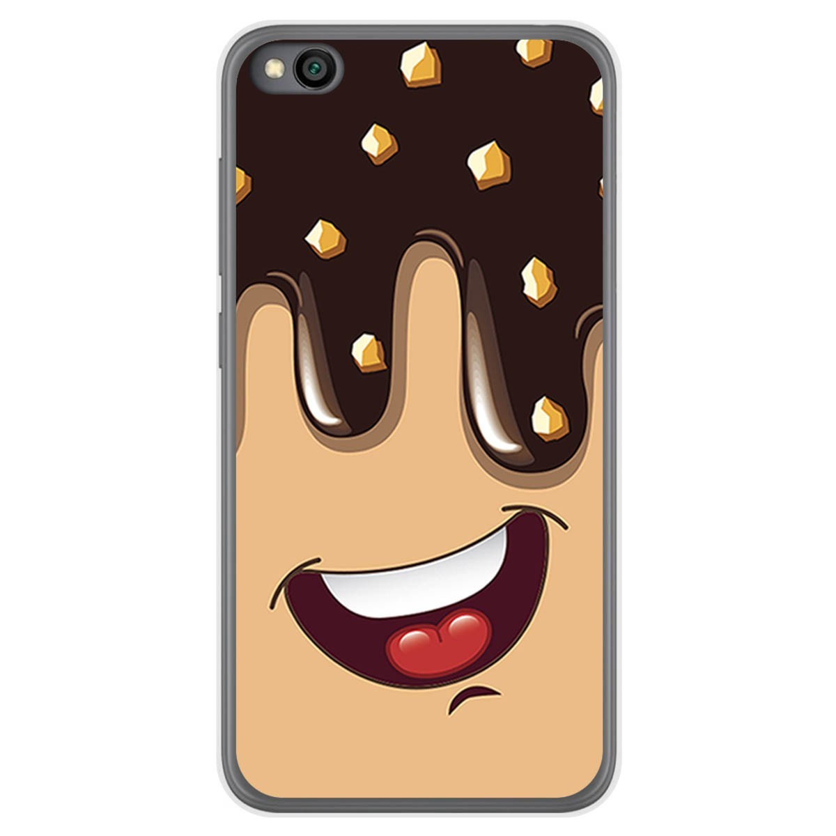 Funda Gel Tpu para Xiaomi Redmi Go diseño Helado Chocolate Dibujos