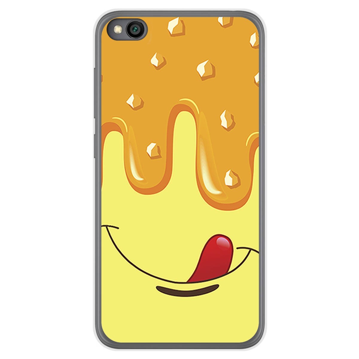 Funda Gel Tpu para Xiaomi Redmi Go diseño Helado Vainilla Dibujos