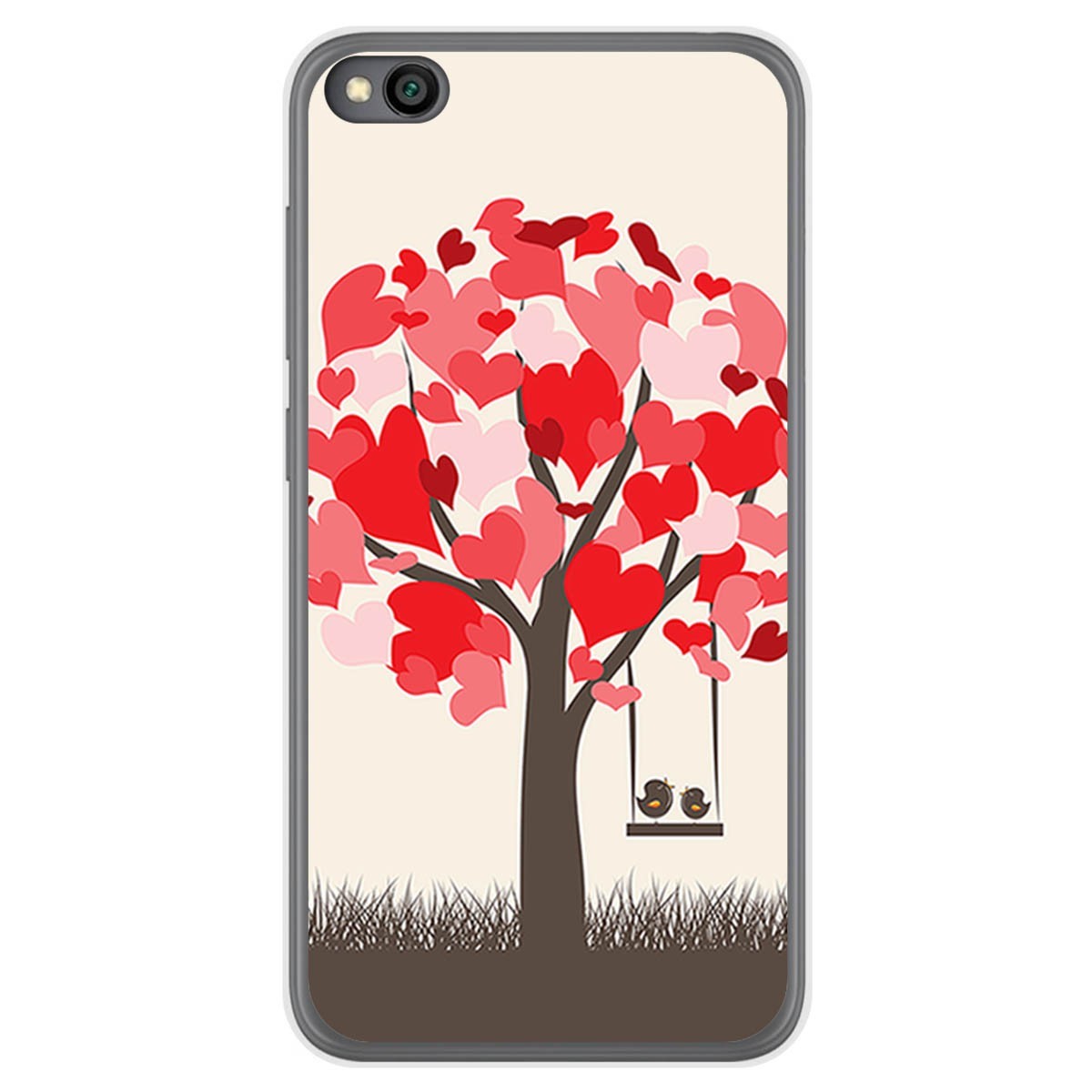 Funda Gel Tpu para Xiaomi Redmi Go diseño Pajaritos Dibujos