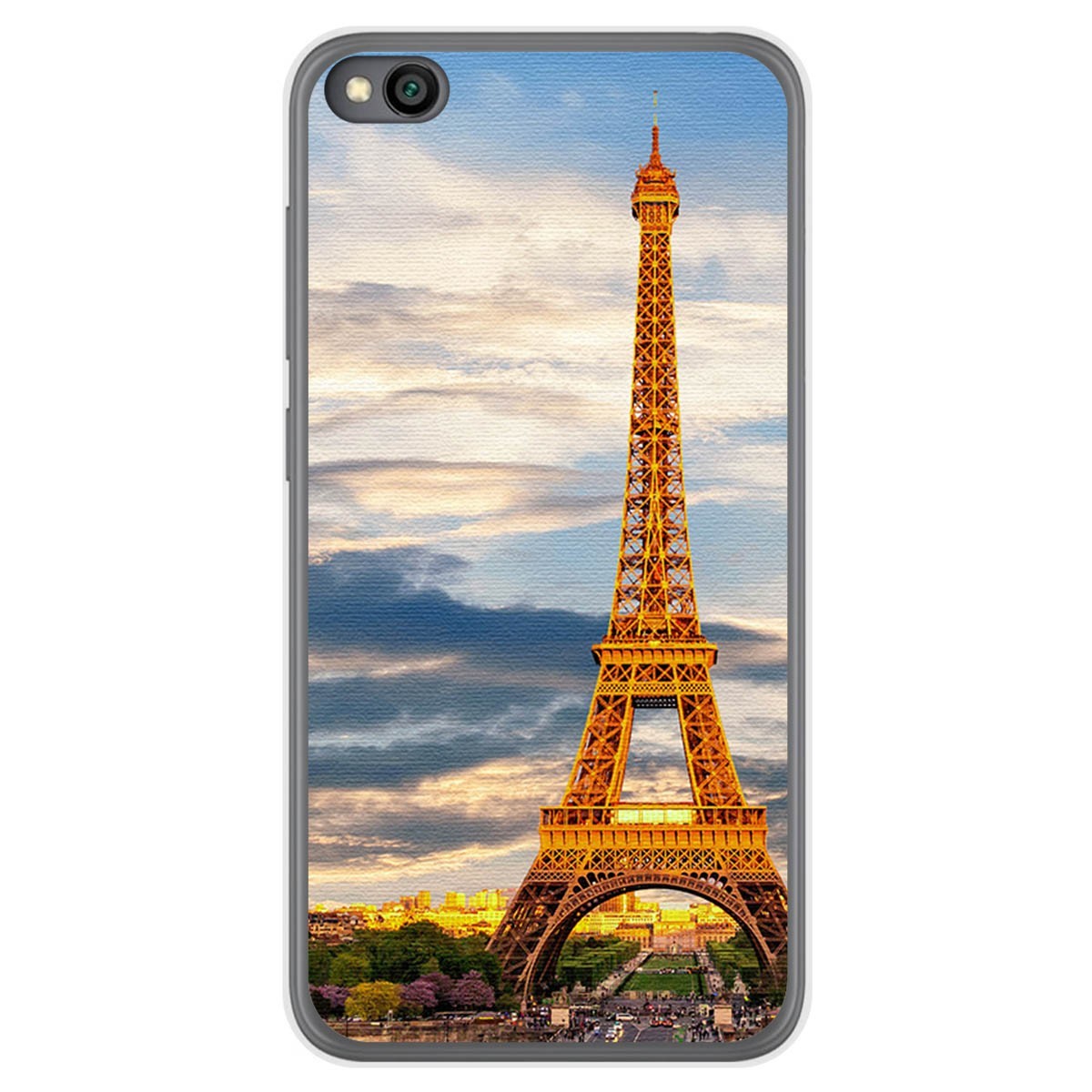 Funda Gel Tpu para Xiaomi Redmi Go diseño Paris Dibujos