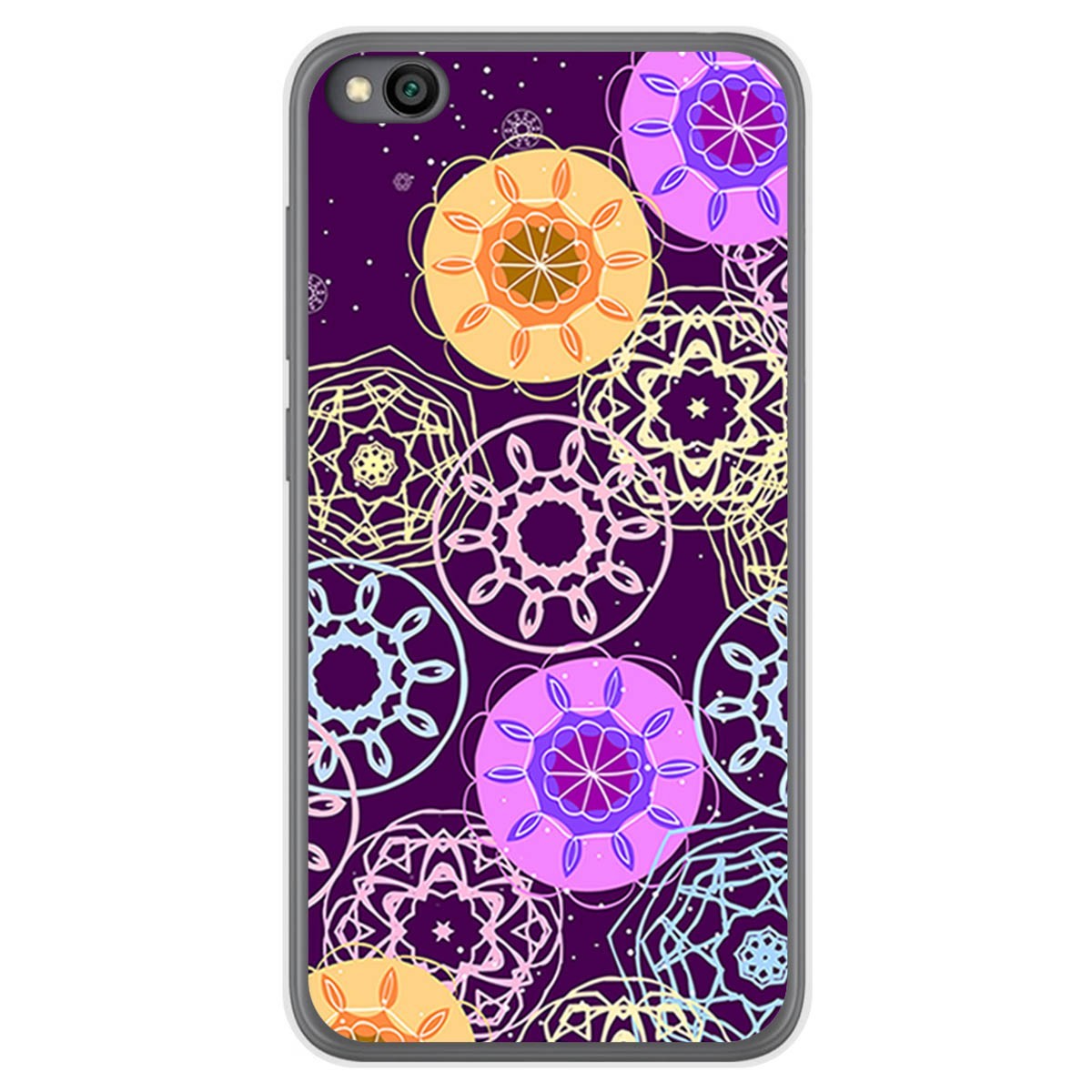 Funda Gel Tpu para Xiaomi Redmi Go diseño Radial Dibujos