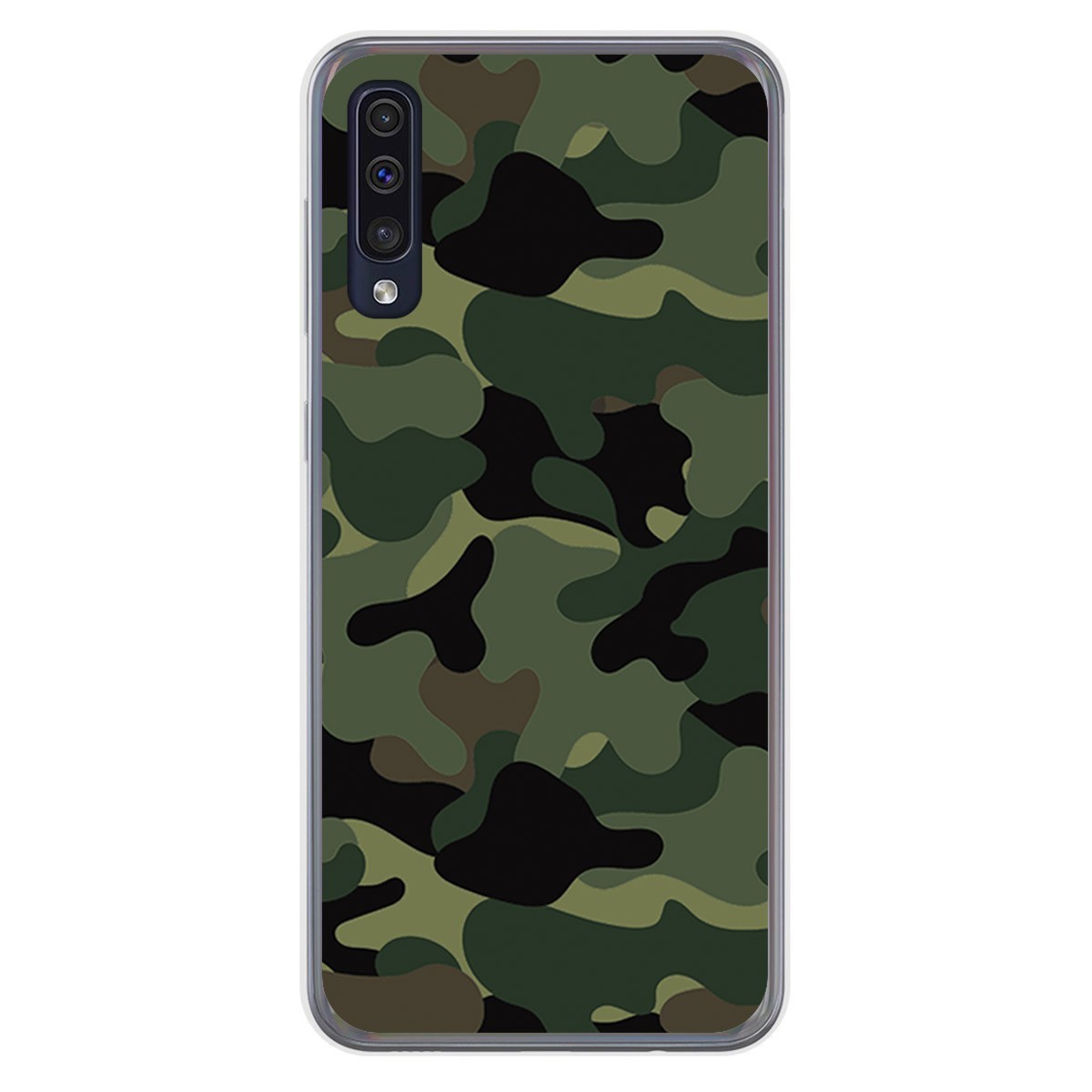 Funda Gel Tpu para Samsung Galaxy A50 / A50s / A30s diseño Camuflaje Dibujos