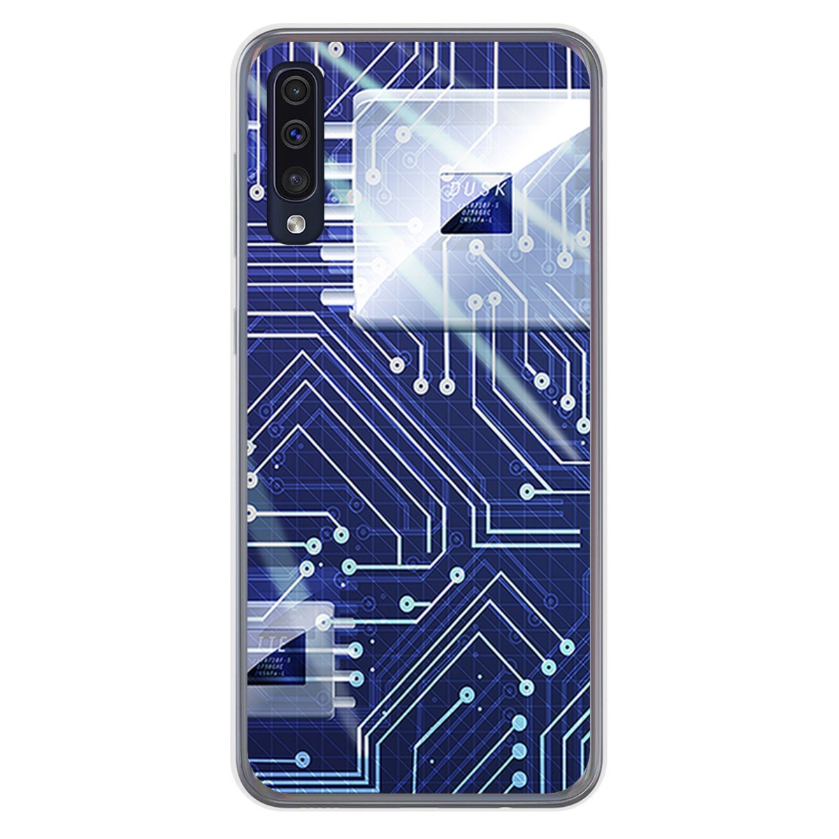 Funda Gel Tpu para Samsung Galaxy A50 / A50s / A30s diseño Circuito Dibujos