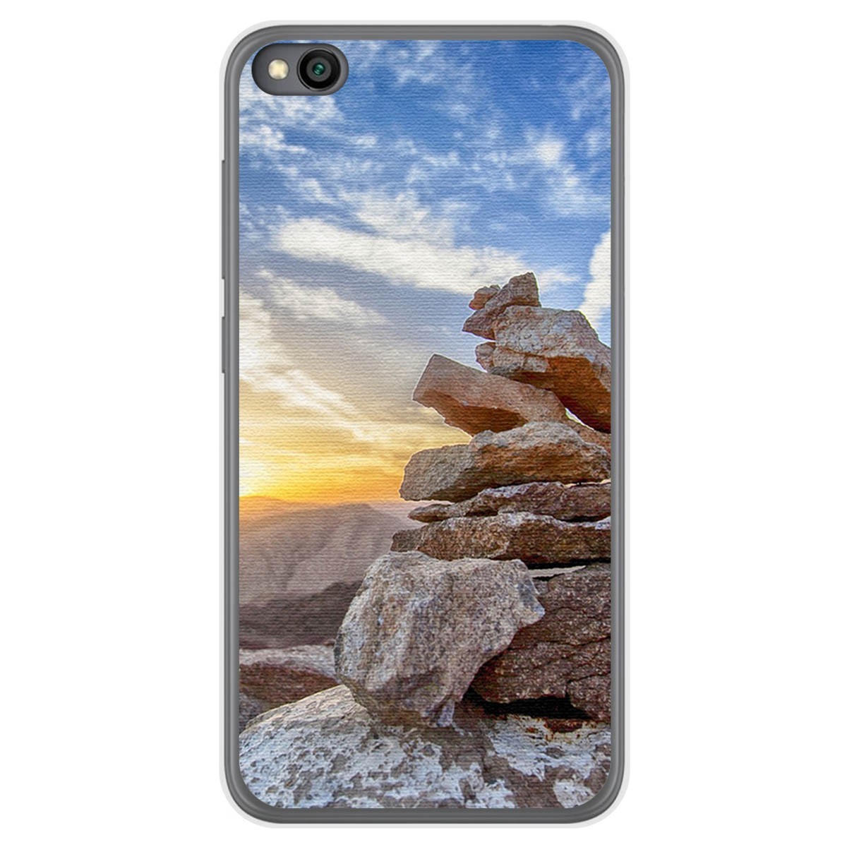 Funda Gel Tpu para Xiaomi Redmi Go diseño Sunset Dibujos