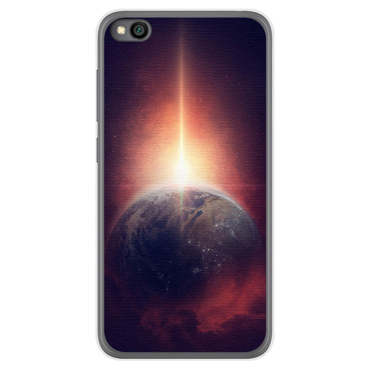 Funda Gel Tpu para Xiaomi Redmi Go diseño Tierra Dibujos