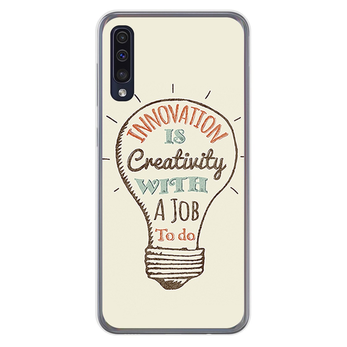 Funda Gel Tpu para Samsung Galaxy A50 / A50s / A30s diseño Creativity Dibujos