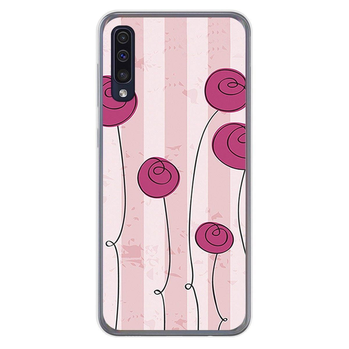 Funda Gel Tpu para Samsung Galaxy A50 / A50s / A30s diseño Flores Vintage Dibujos