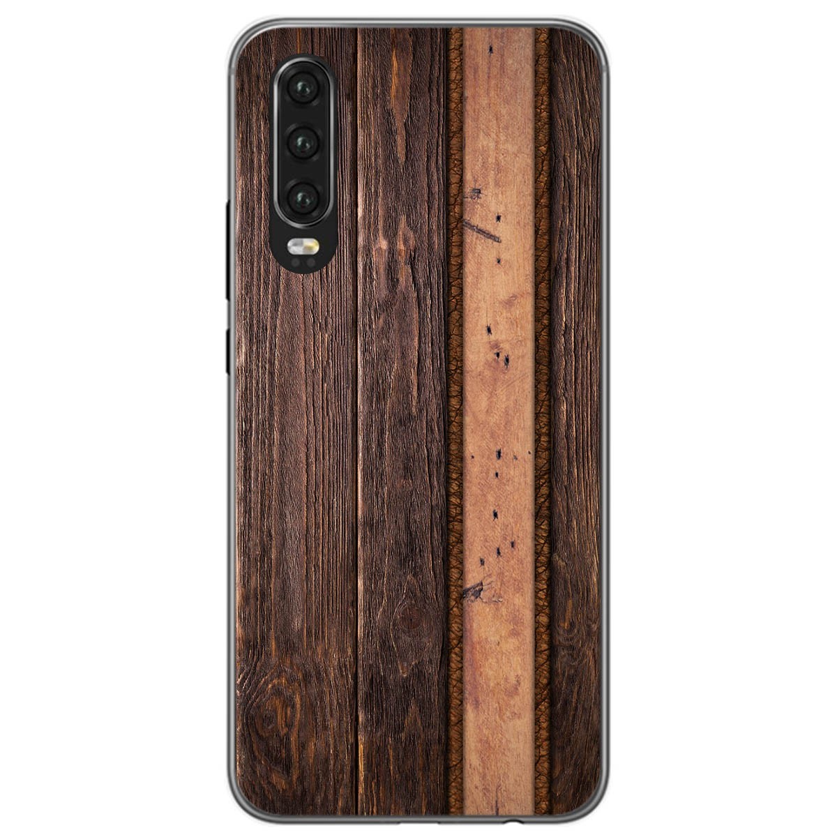 Funda Gel Tpu para Huawei P30 diseño Madera 05 Dibujos