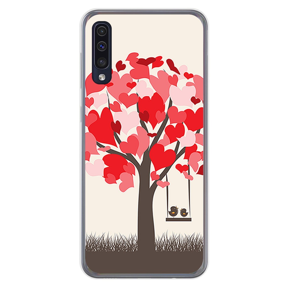 Funda Gel Tpu para Samsung Galaxy A50 / A50s / A30s diseño Pajaritos Dibujos