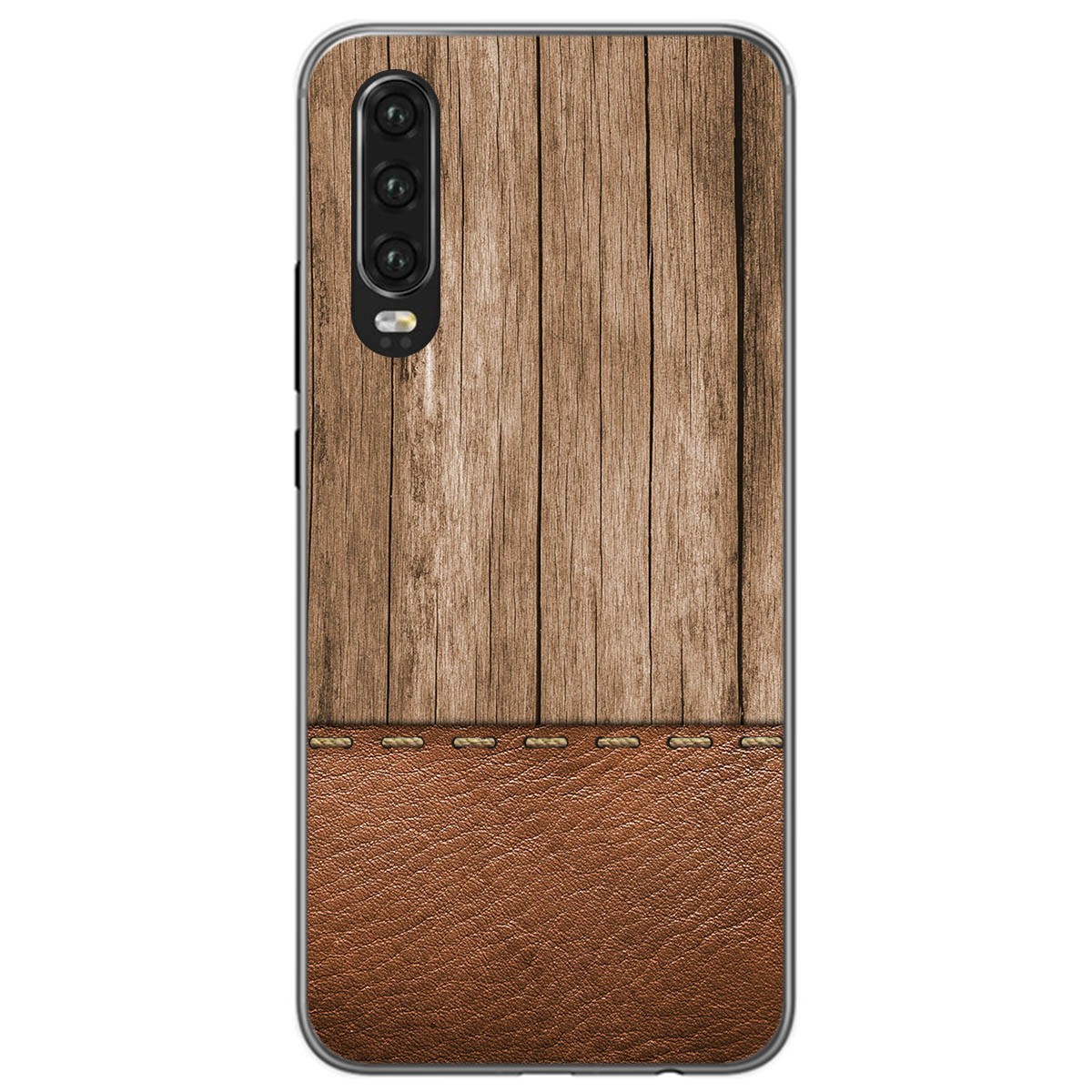 Funda Gel Tpu para Huawei P30 diseño Madera 09 Dibujos