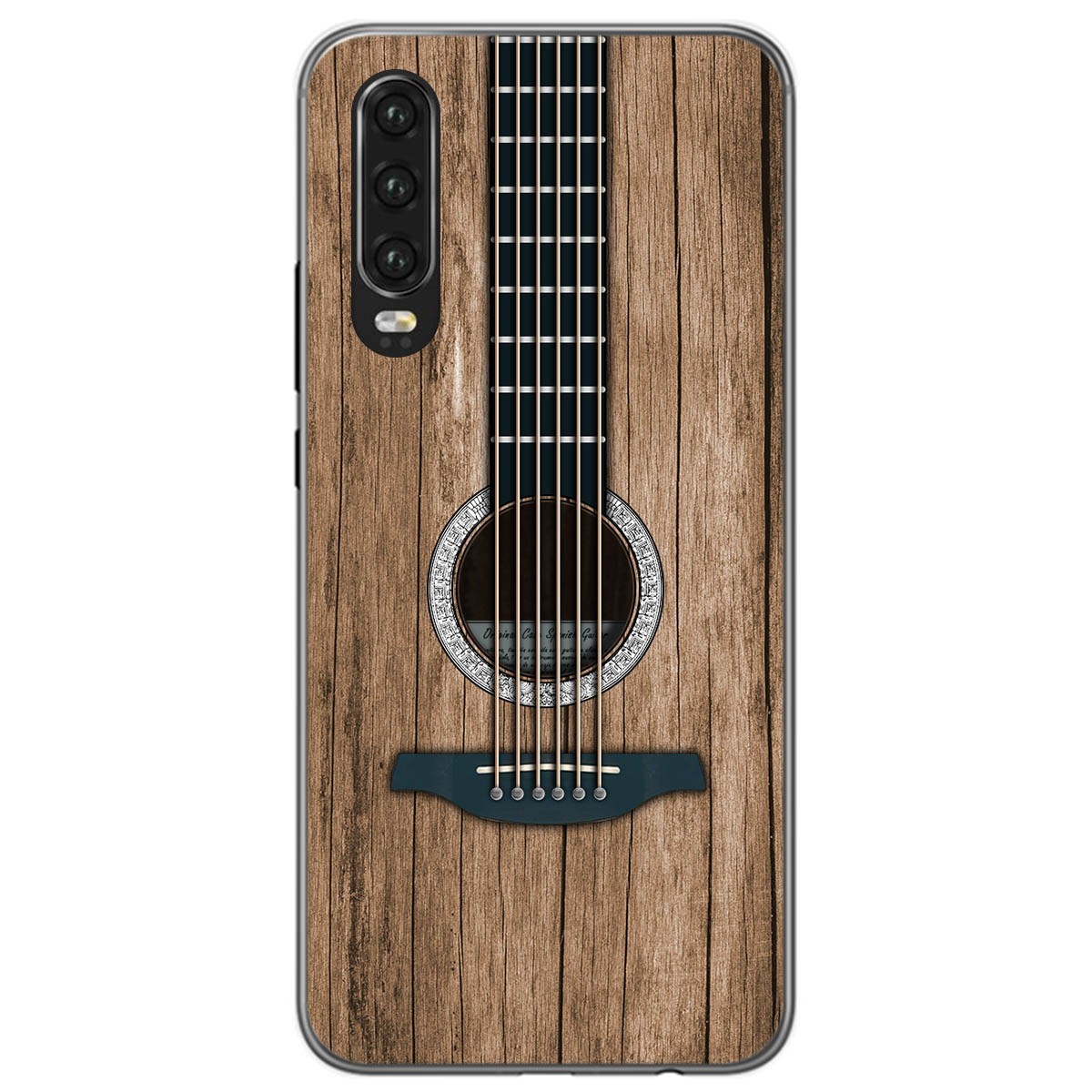 Funda Gel Tpu para Huawei P30 diseño Madera 11 Dibujos