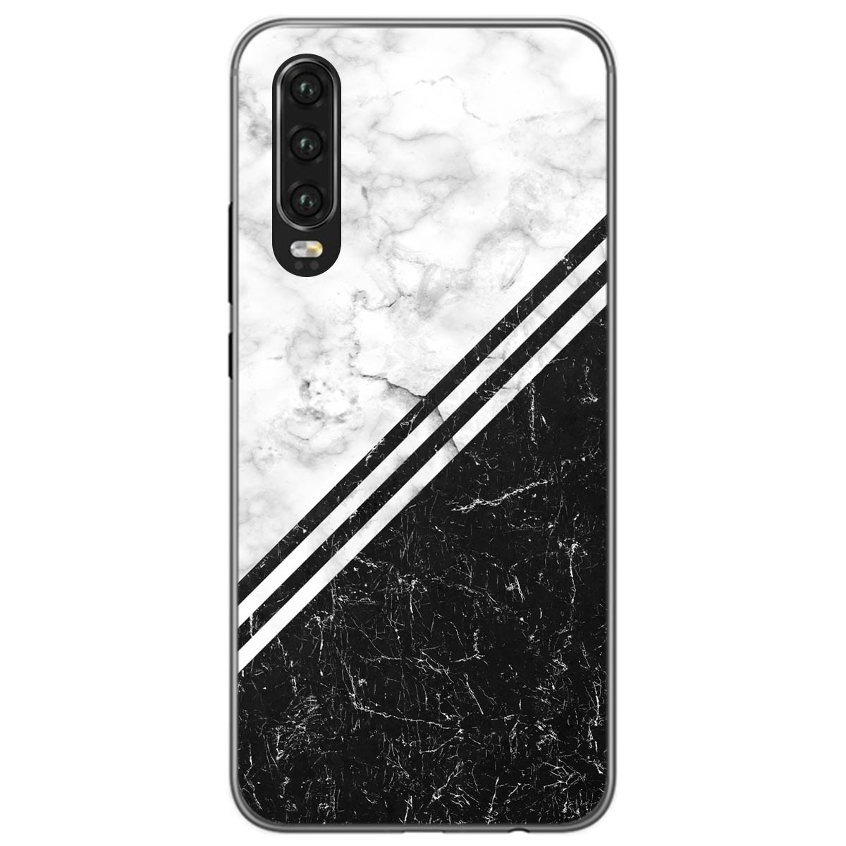 Funda Gel Tpu para Huawei P30 diseño Mármol 01 Dibujos