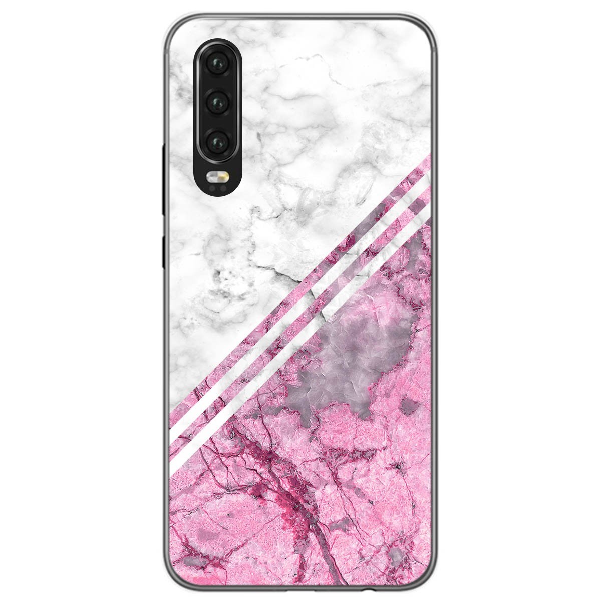 Funda Gel Tpu para Huawei P30 diseño Mármol 03 Dibujos