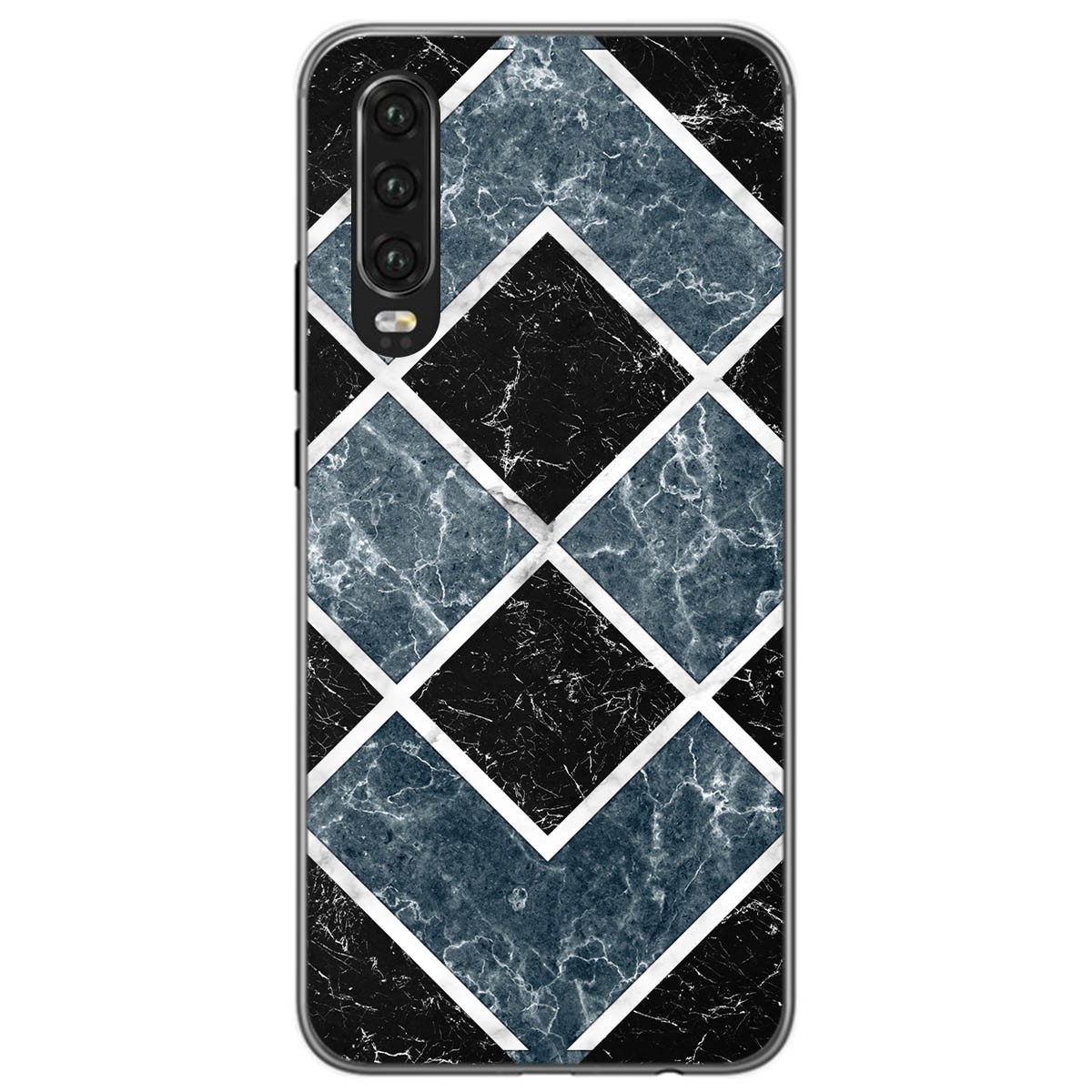 Funda Gel Tpu para Huawei P30 diseño Mármol 06 Dibujos