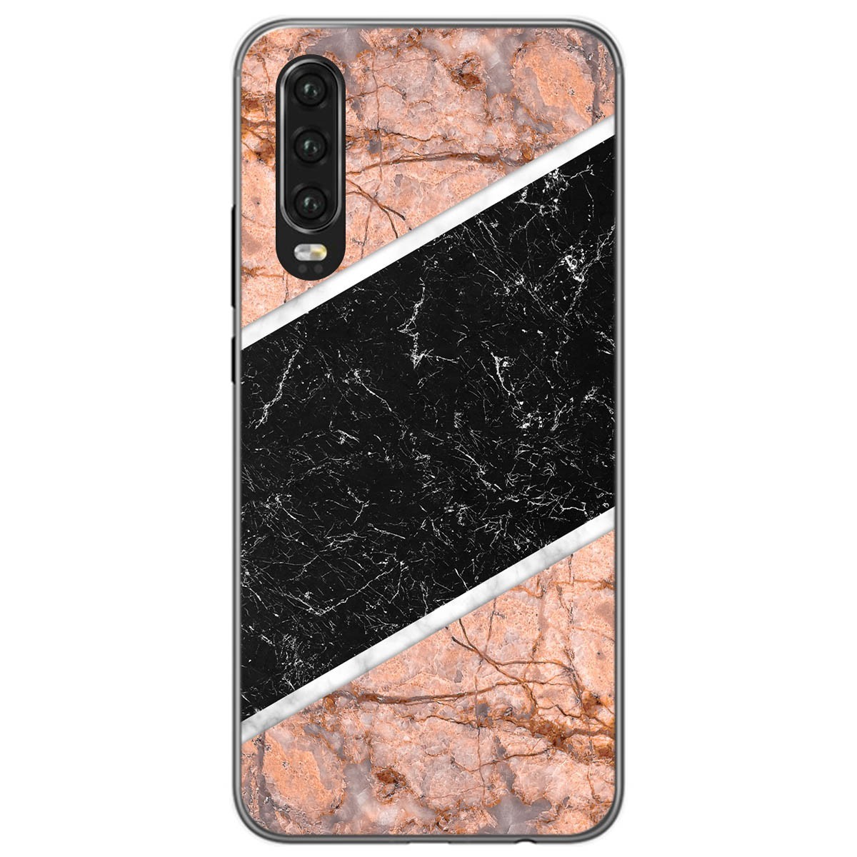 Funda Gel Tpu para Huawei P30 diseño Mármol 07 Dibujos