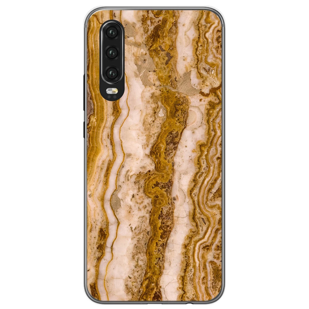 Funda Gel Tpu para Huawei P30 diseño Mármol 10 Dibujos