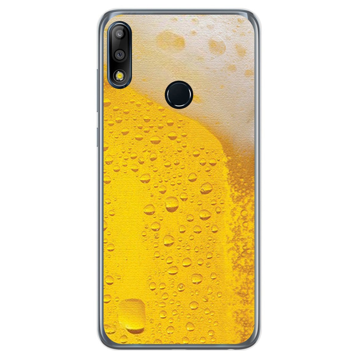 Funda Gel Tpu para Asus Zenfone Max (M2) diseño Cerveza Dibujos