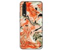 Funda Gel Tpu para Huawei P30 diseño Mármol 12 Dibujos