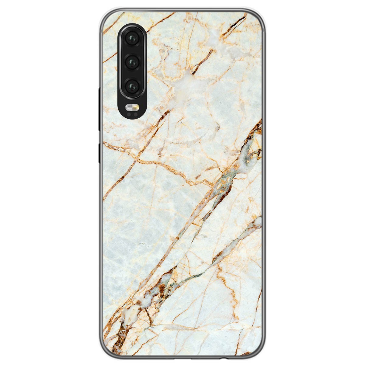 Funda Gel Tpu para Huawei P30 diseño Mármol 13 Dibujos