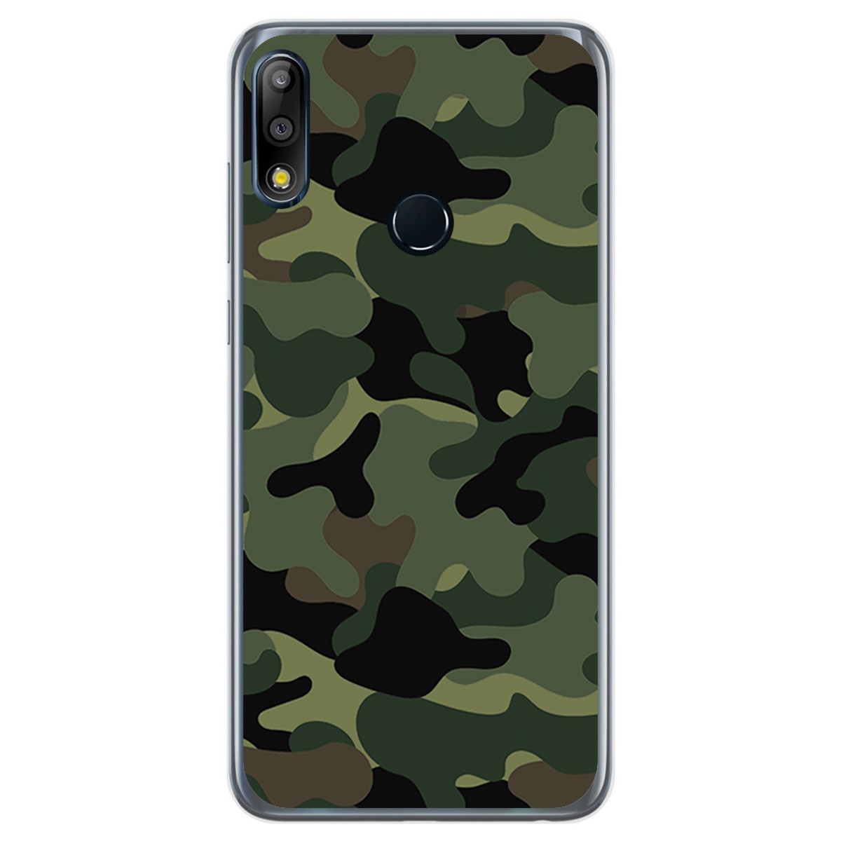 Funda Gel Tpu para Asus Zenfone Max (M2) diseño Camuflaje Dibujos