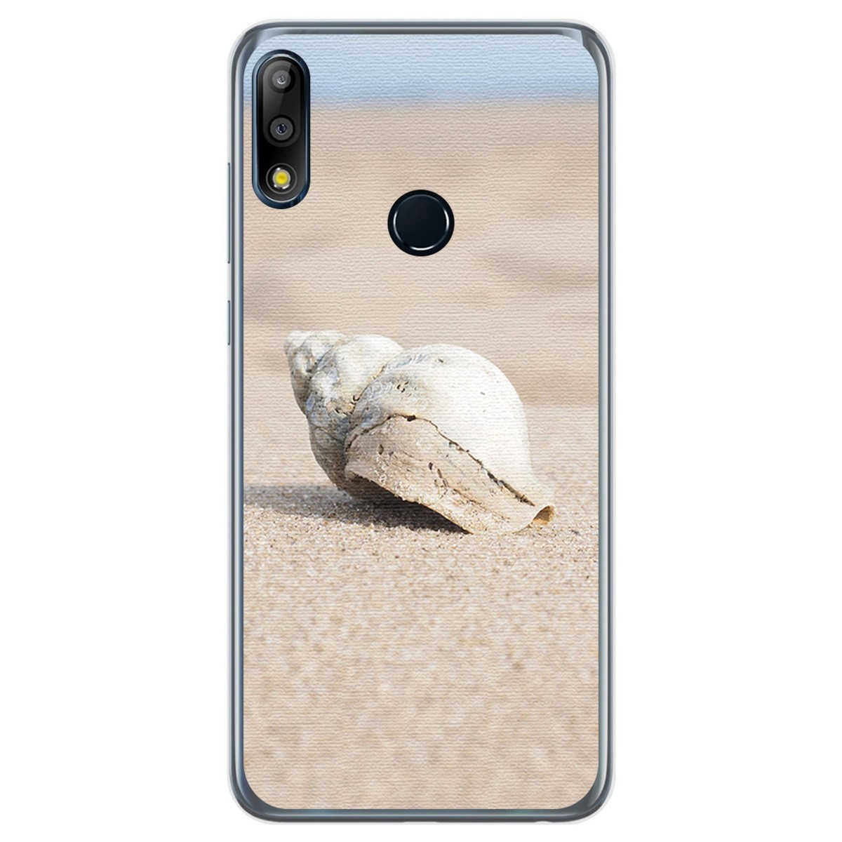 Funda Gel Tpu para Asus Zenfone Max (M2) diseño Concha Dibujos