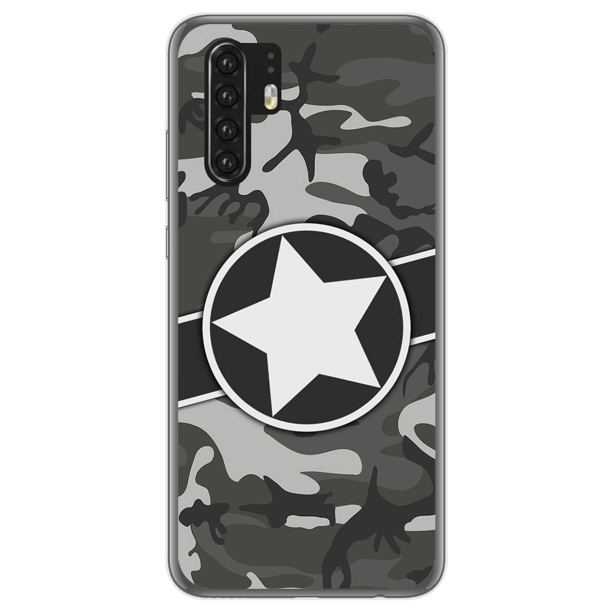 Funda Gel Tpu para Huawei P30 Pro diseño Camuflaje 02 Dibujos