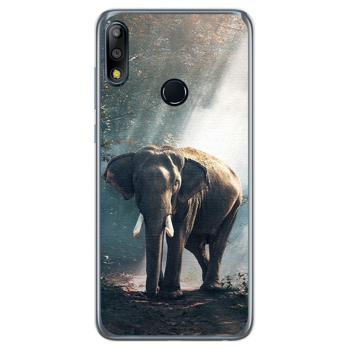 Funda Gel Tpu para Asus Zenfone Max (M2) diseño Elefante Dibujos
