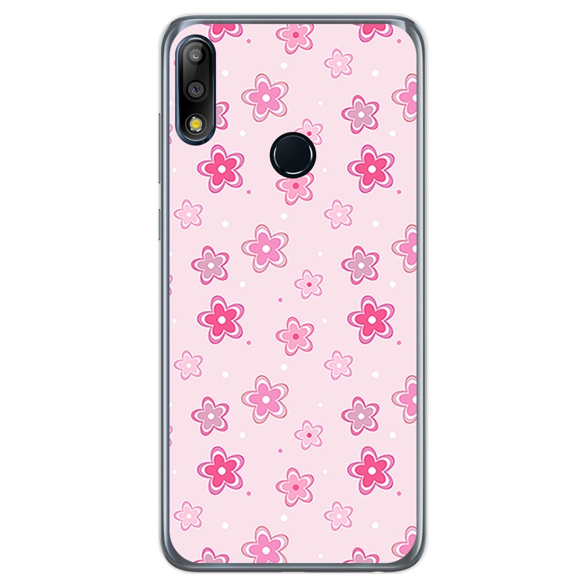 Funda Gel Tpu para Asus Zenfone Max (M2) diseño Flores Dibujos