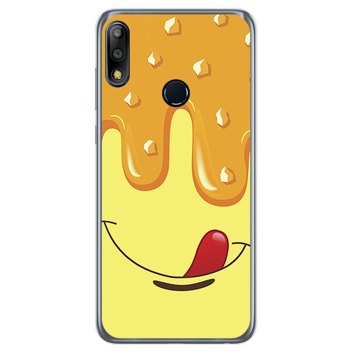 Funda Gel Tpu para Asus Zenfone Max (M2) diseño Helado Vainilla Dibujos