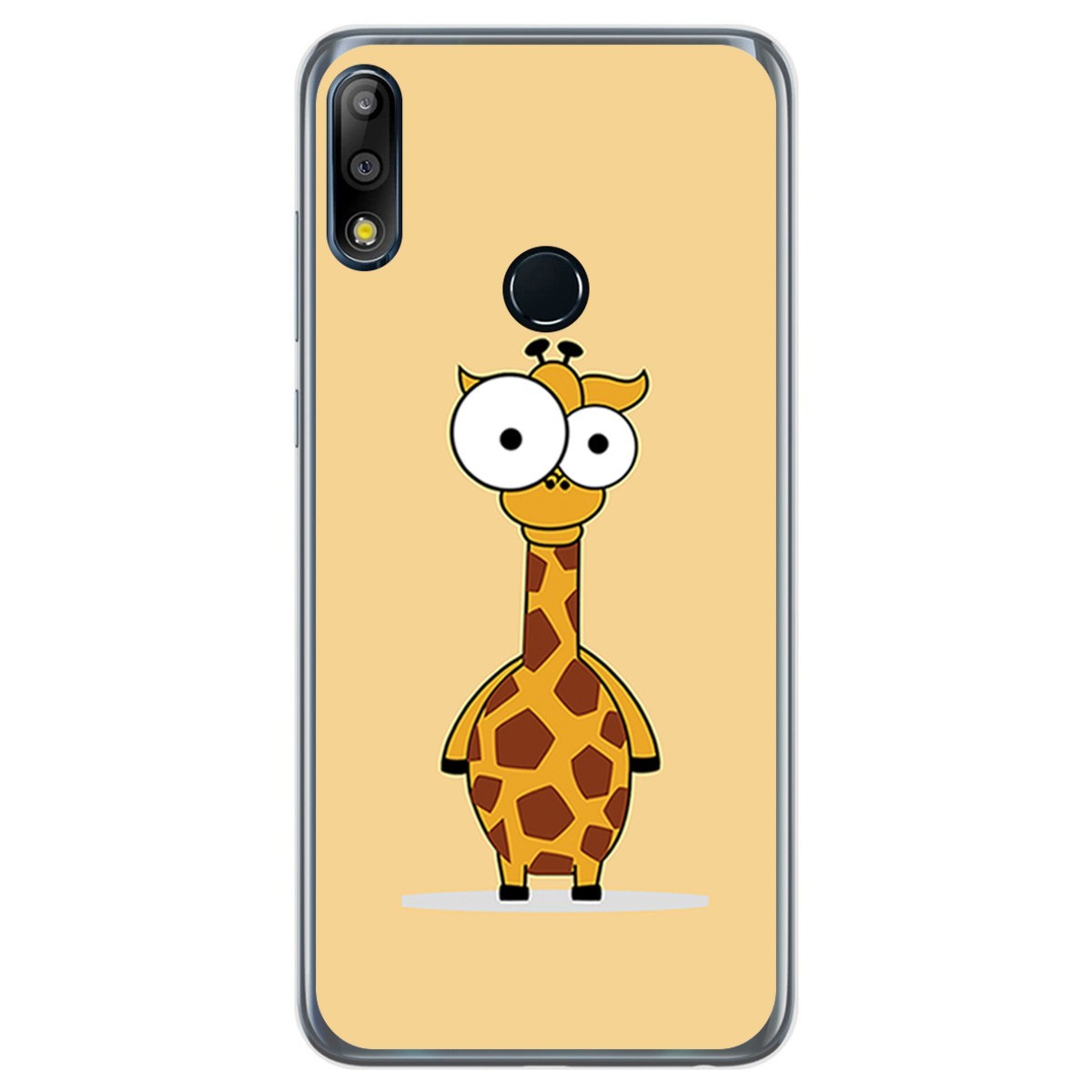 Funda Gel Tpu para Asus Zenfone Max (M2) diseño Jirafa Dibujos