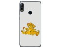 Funda Gel Tpu para Asus Zenfone Max (M2) diseño Leones Dibujos