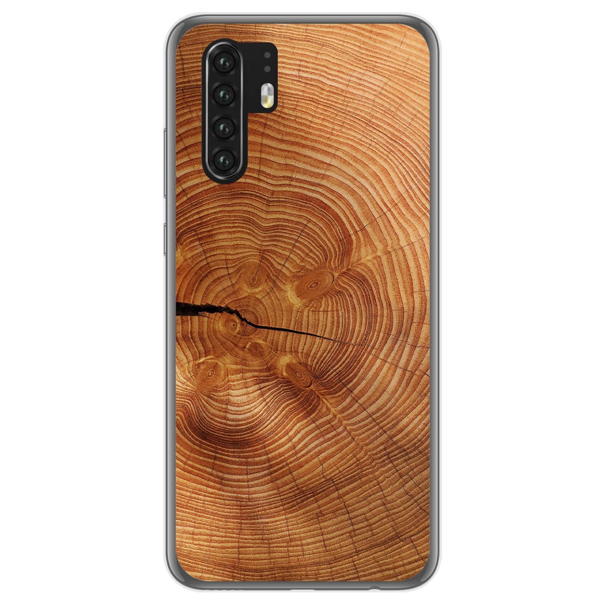 Funda Gel Tpu para Huawei P30 Pro diseño Madera 04 Dibujos